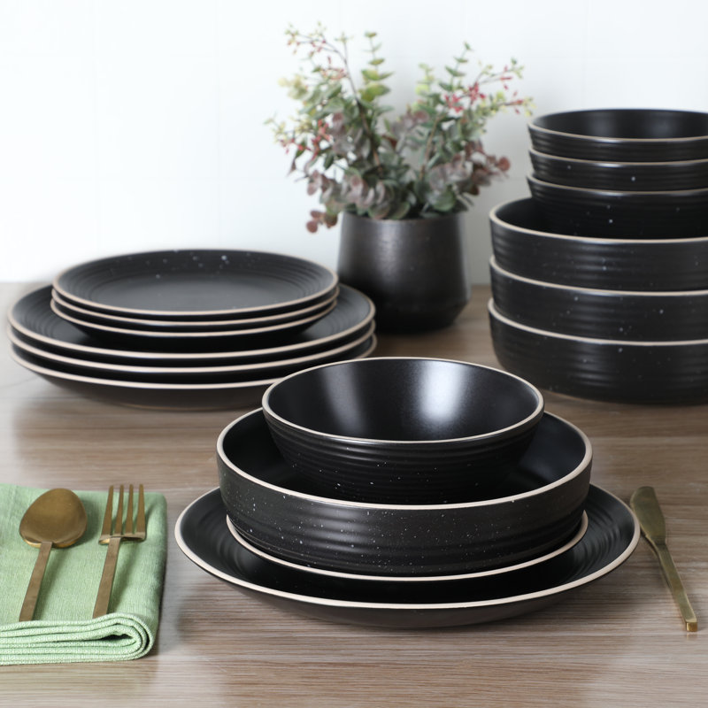 Gibson stoneware dinnerware sets best sale